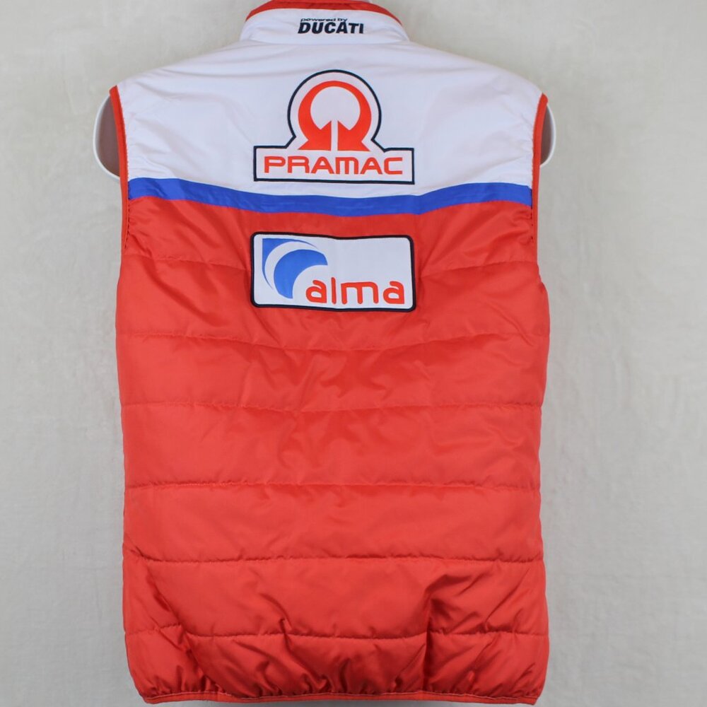 Pramac Racing Ducati Motorcycle Team Jilet Vest Bodywarmer Mens Size M